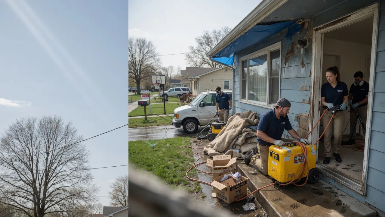 Basement Flood Cleanup in Jamestown, OH near me